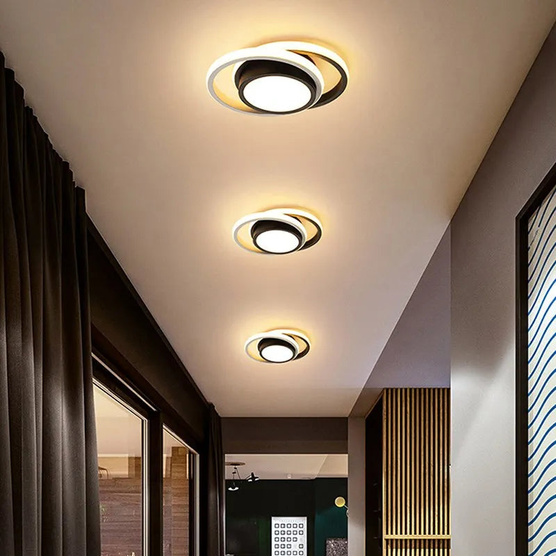 Plafonnier Double anneau LED Style Nordique