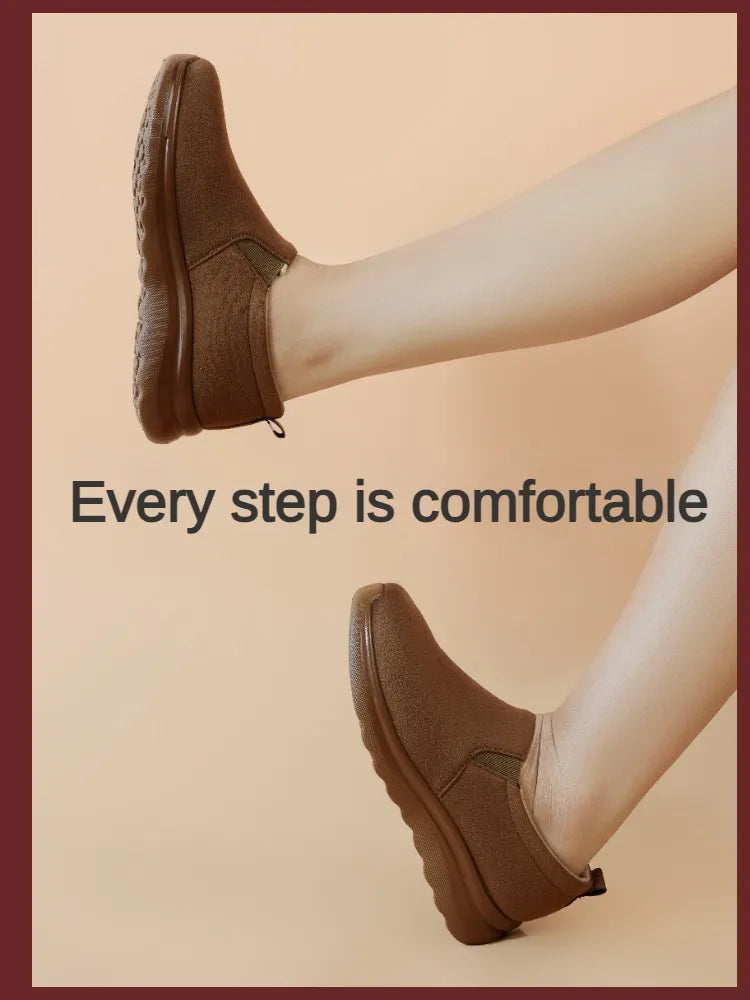 Chaussures d'hiver confortables et souples - Facile à enfiler