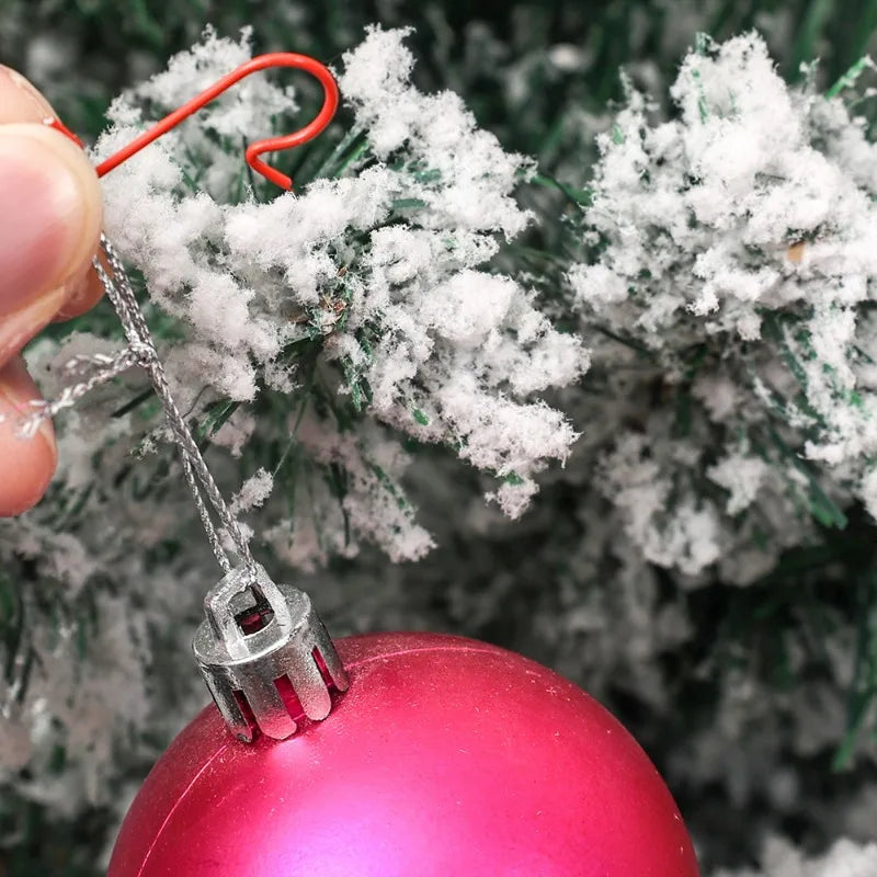 Lot de 300 Crochets Métalliques de Suspension pour Boules de Noël