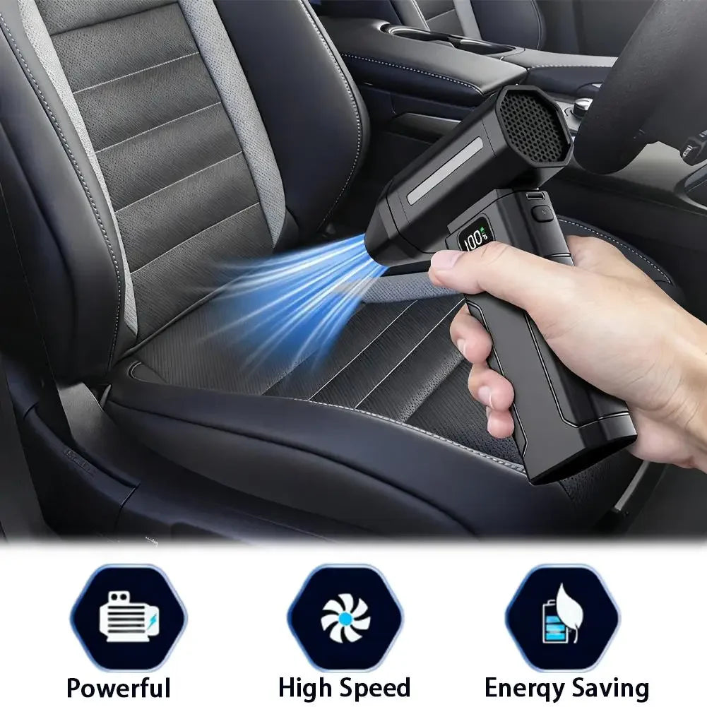 X8 Turbo Jet 150 000 tr/min – Souffleur d’Air Électrique et Nettoyeur de Poussière Portable