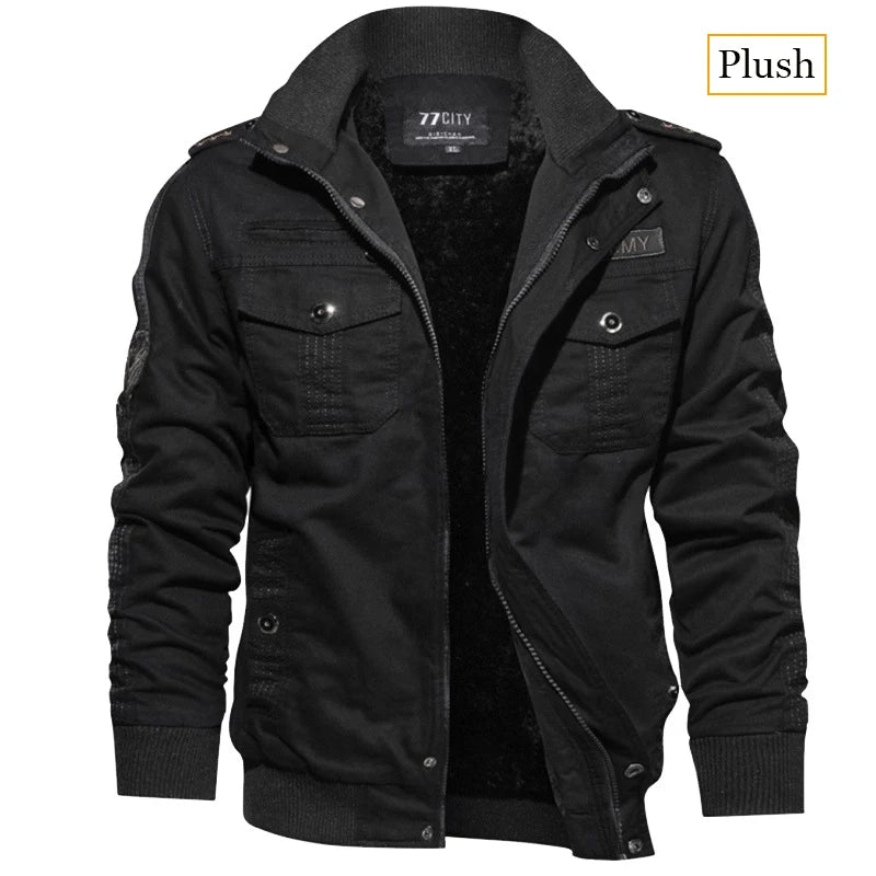 Veste U.S Army à Doublure Polaire Chaude - Homme