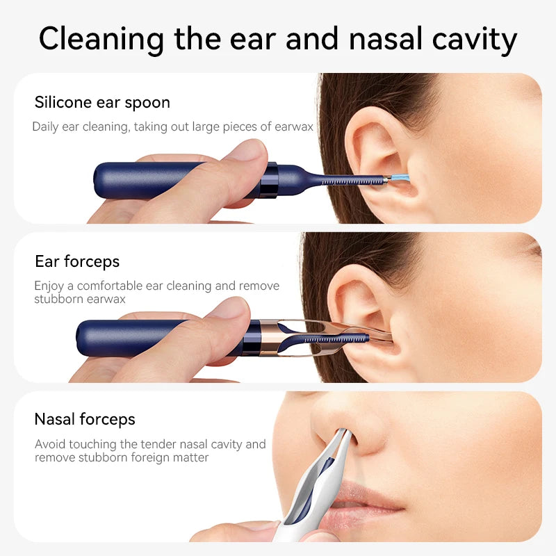 Nettoyeur 2 en 1 Oreilles & Nasal Connecté Intelligent