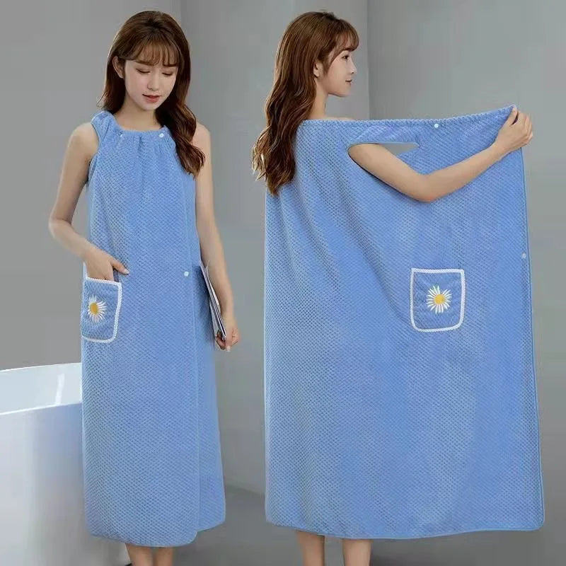 Serviette de bain Robe ULTRA Absorbante - Facile à enfiler !