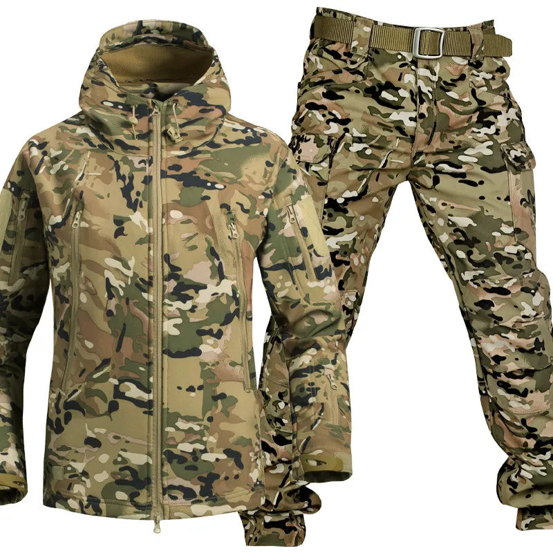 Ensemble 2PCS militaire - Thermique & Imperméable