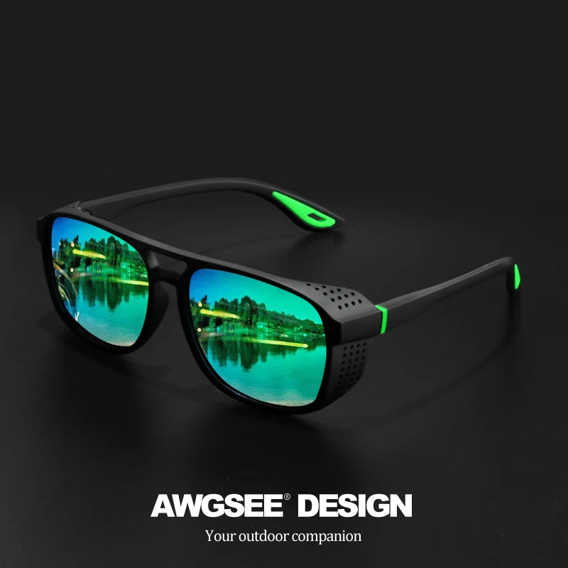 Lunettes de Soleil Sport Polarisées UV400 – Protection Coupe-Vent pour Cyclisme, Running et Activités Outdoor