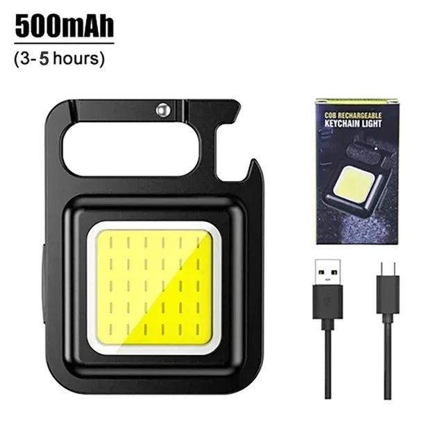 Mini lampe de poche LED PUISSANTE - Triple éclairage