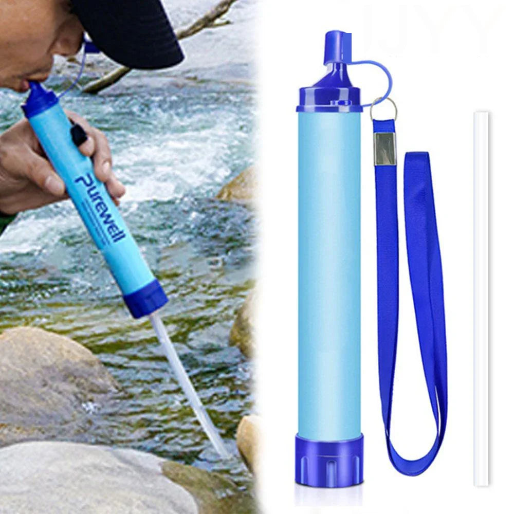 Paille filtrante de survie - Filtre à eau portable