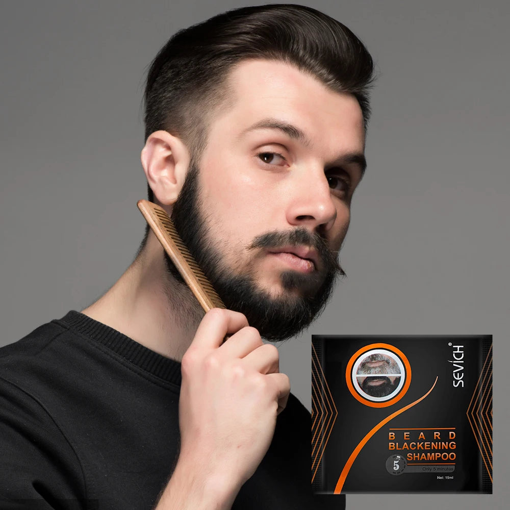 5x Shampoings Colorants pour Barbe