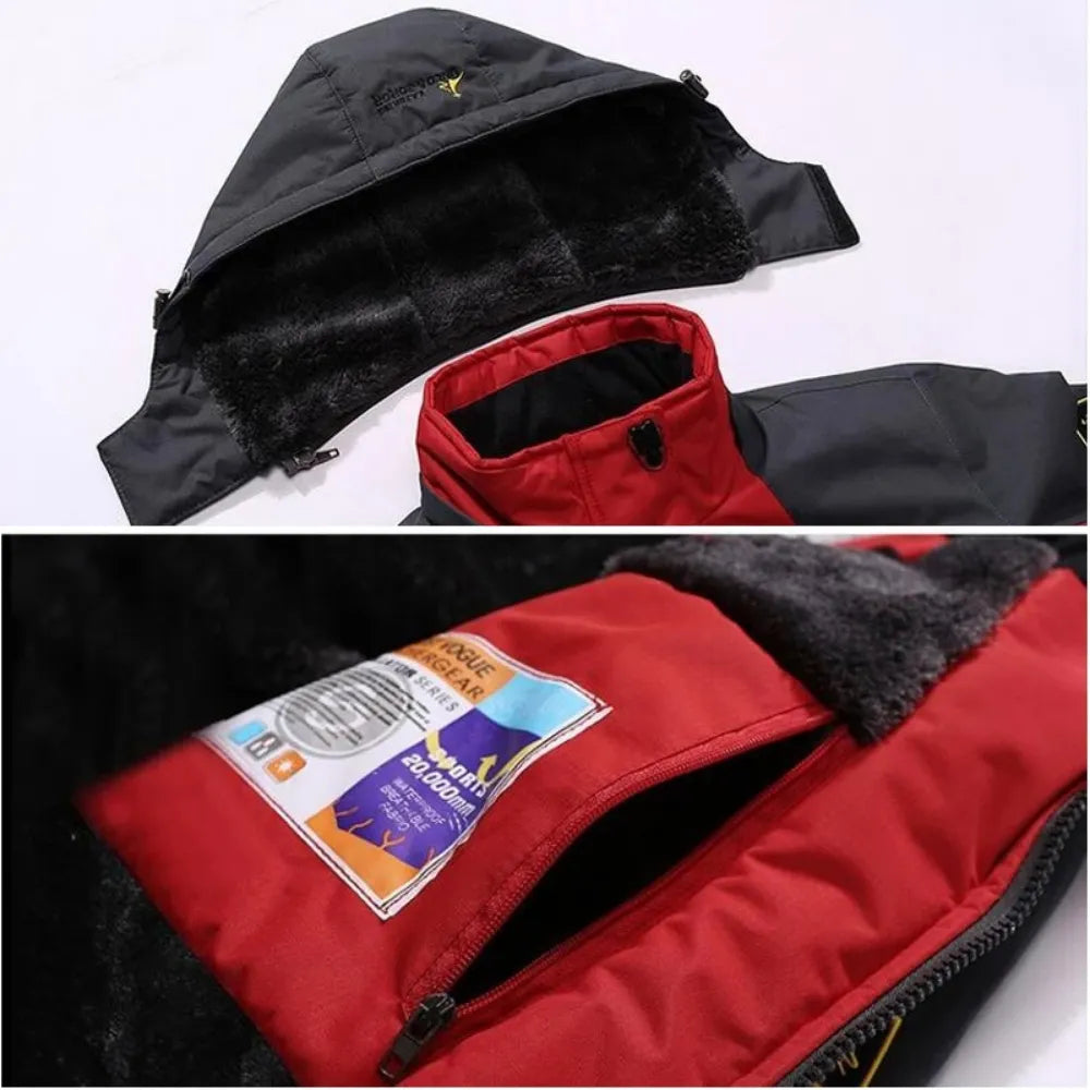 Parka coupe-vent intérieur fourrure - Homme