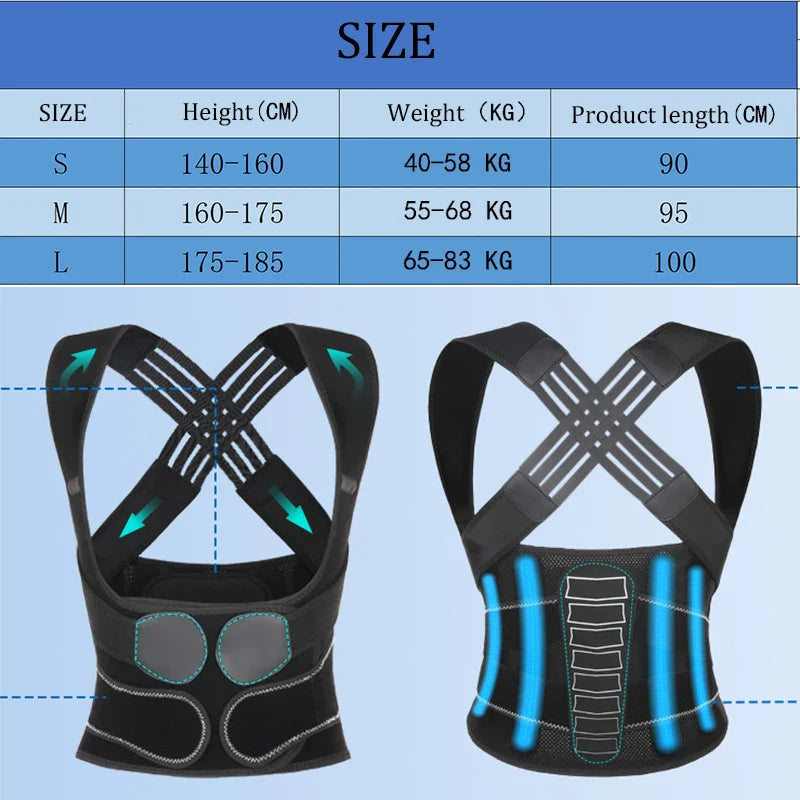 Correcteur de Posture réglable design croisé
