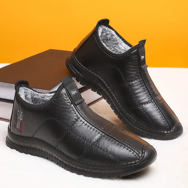Chaussures Slip-on Sans Lacets à Doublure Chaude & Imperméables - Homme
