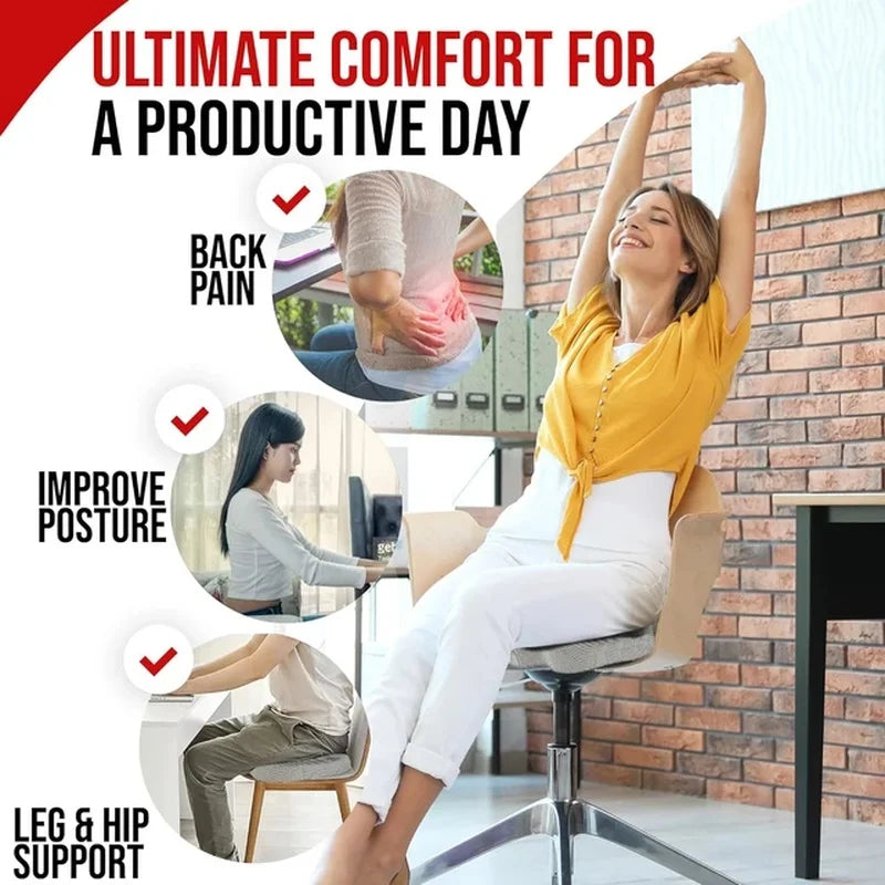 Coussin de Chaise Orthopédique en Mousse à Mémoire de Forme