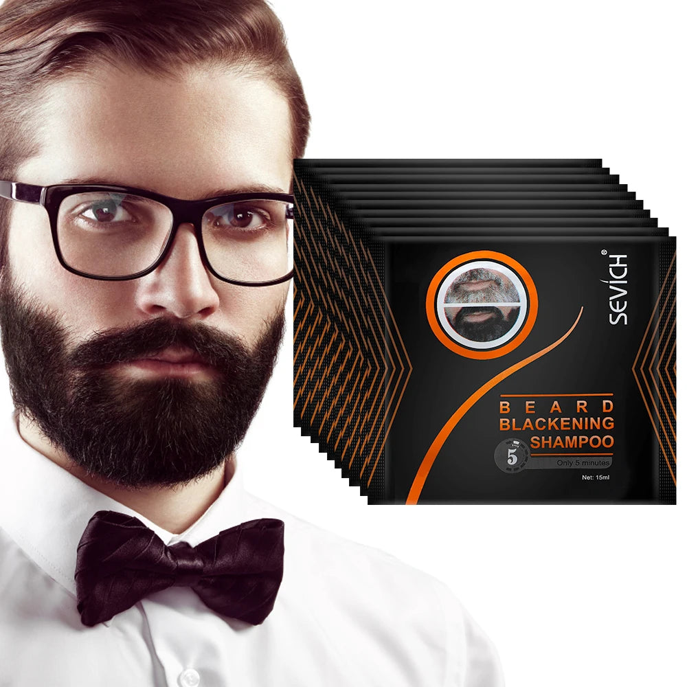 5x Shampoings Colorants pour Barbe