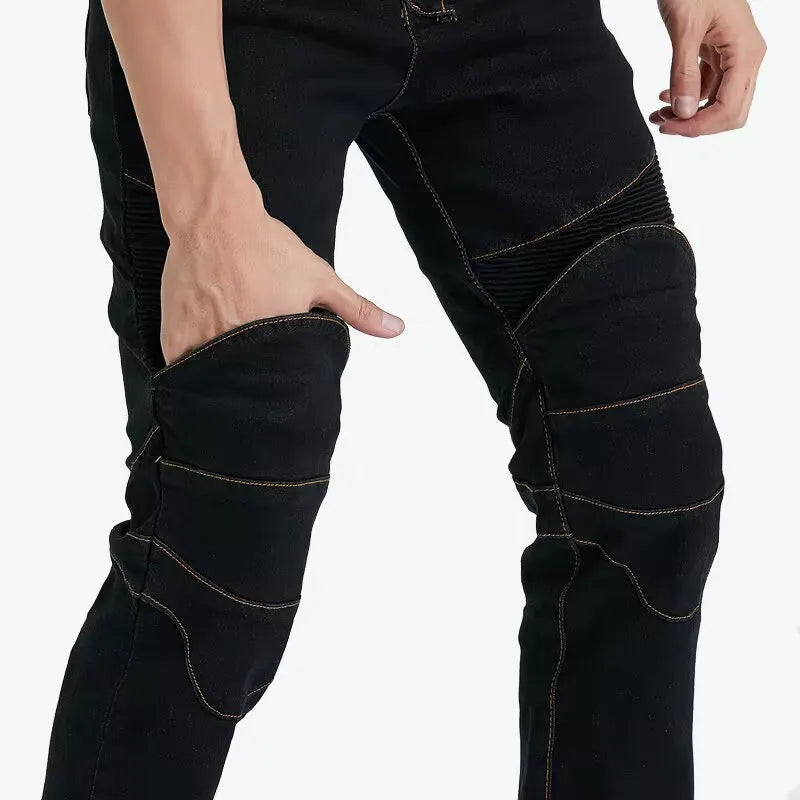 Jean de Moto avec protections intégrées