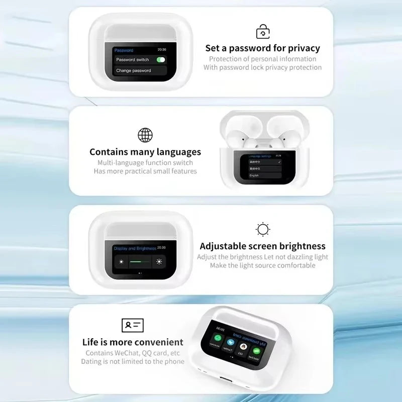 Xiaomi - Écouteurs sans fil Bluetooth Pro 6 avec écran