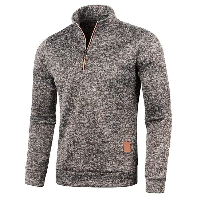 Pulls à col roulé à Zip pour hommes
