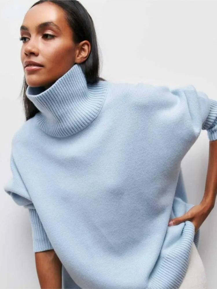 Pull col roulé Oversize - L'indispensable de l'hiver