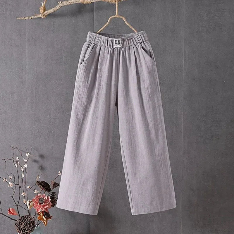 Pantalon ample femme
