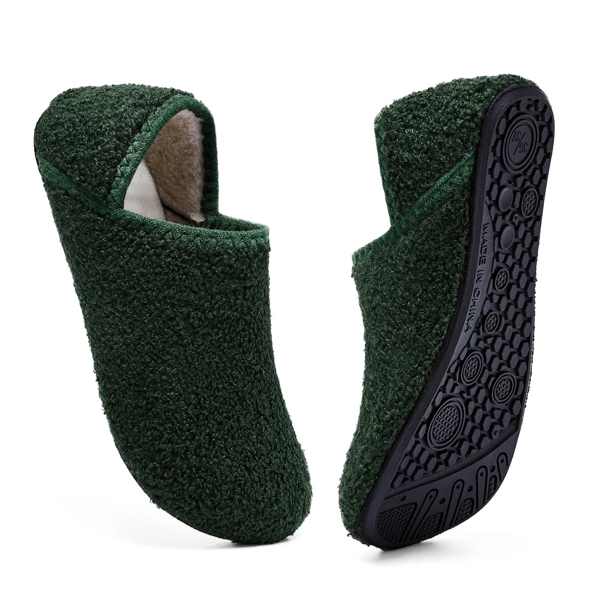 Pantoufles Chaudes en Coton Antidérapantes Hiver