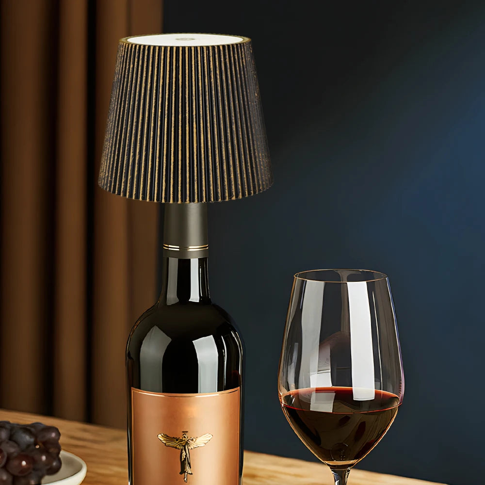 Abat-jour de Lampe pour Bouteille - 3 Couleurs LED & Différentes Intensités