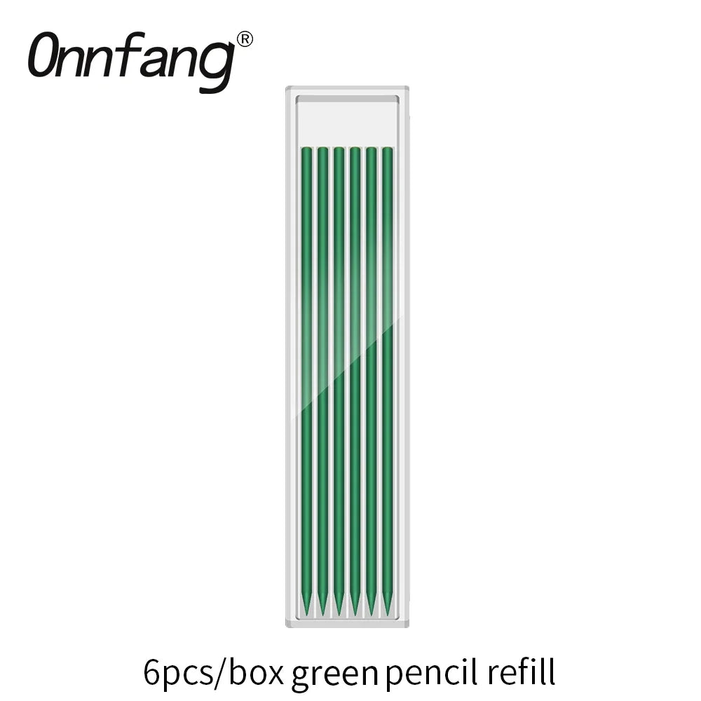 Crayon de Charpentier 2.8mm avec Taille-Crayon Intégré + Recharges Mines OFFERTES