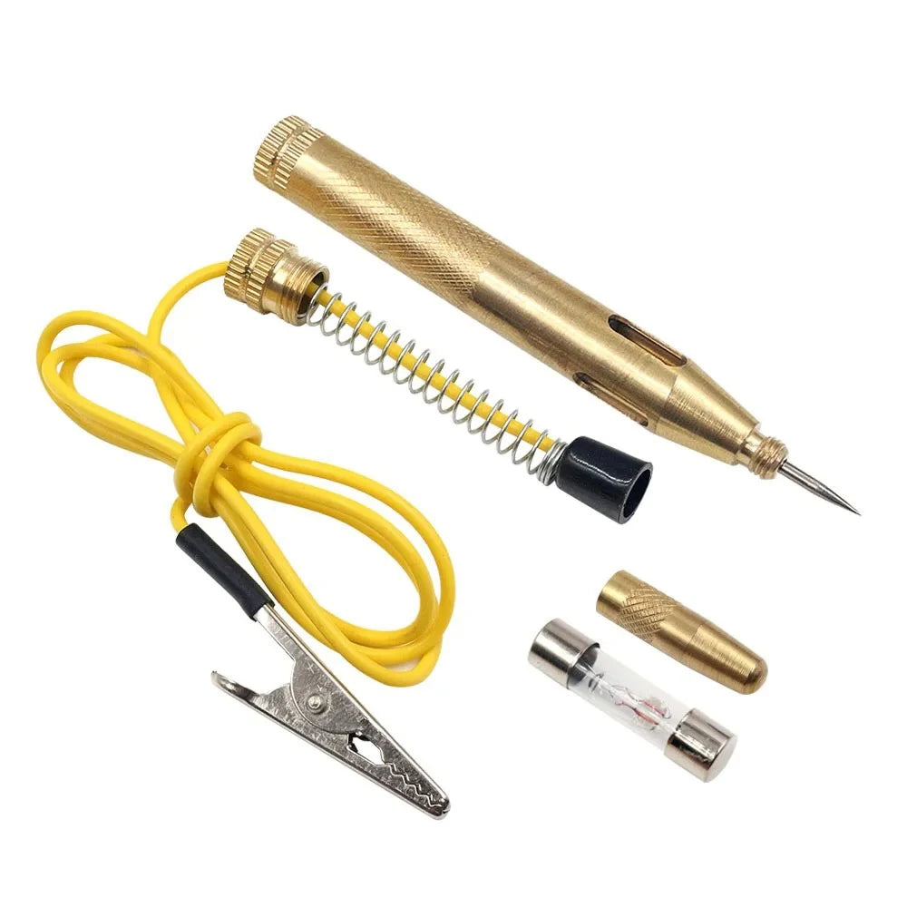 Stylo Testeur de Tension 6V/12V/24V – Test Circuit & Fusibles – Sonde Électrique avec Voyant