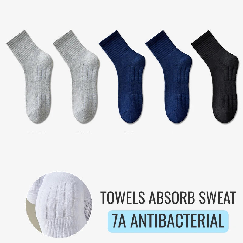 5 paires de Chaussettes Longues Homme – Amorti & Maintien