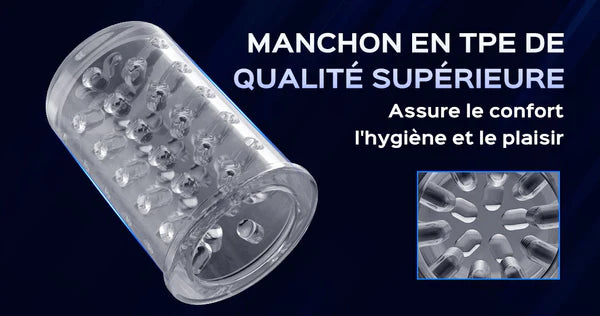 Manizer Masturbateur Masculin Rotatif Mains Libres