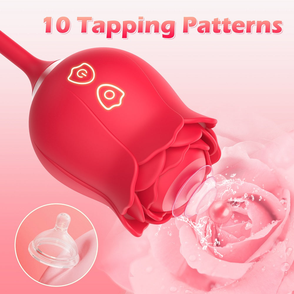 ROSE VIBRATOR - Sextoys 2 en 1