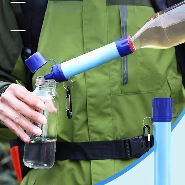 Paille filtrante de survie - Filtre à eau portable