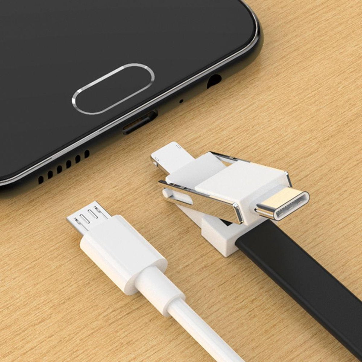 Porte-clés USB magnétique 3 en 1