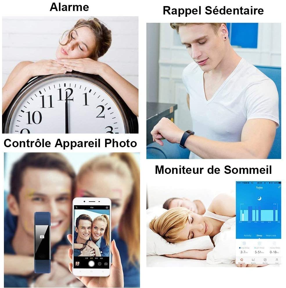 Montre connectée + 1 Bracelet OFFERT
