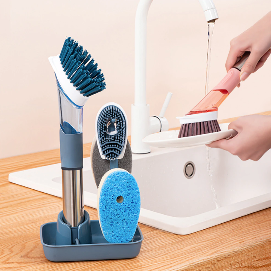 Ensemble de brosses à vaisselle 4 en 1