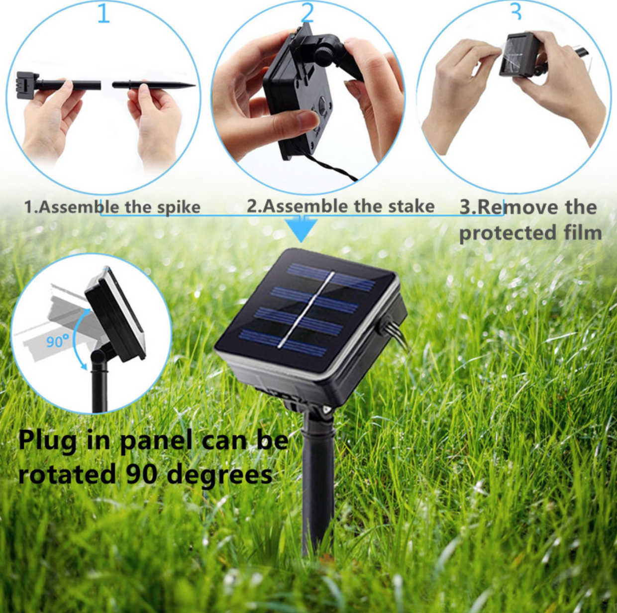 Guirlande solaire Chute de neige - Pré-vente NOEL