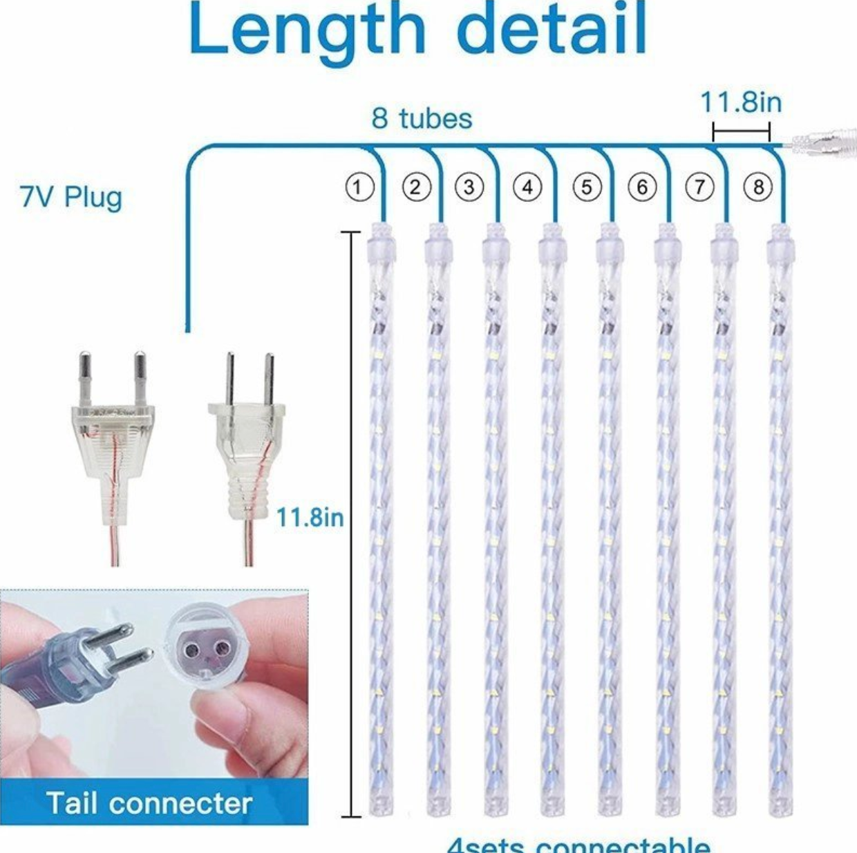 Guirlande solaire Chute de neige - Pré-vente NOEL