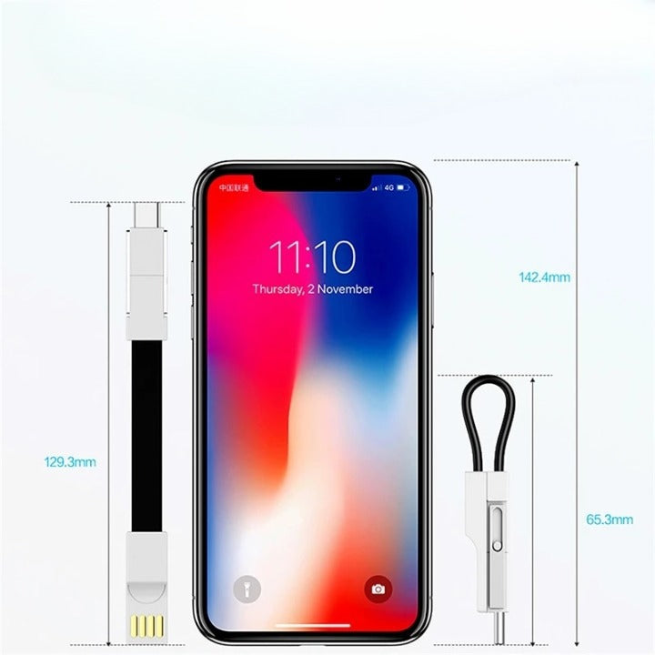 Porte-clés USB magnétique 3 en 1