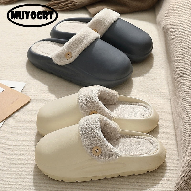 Chaussons à plateformes chaud et imperméables