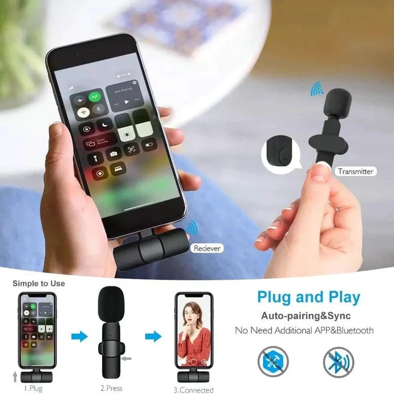 Microphone de poche sans fil