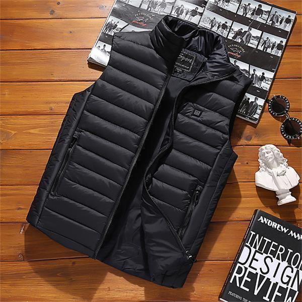 Gilet Chauffant Electrique - 8 Zones chauffantes