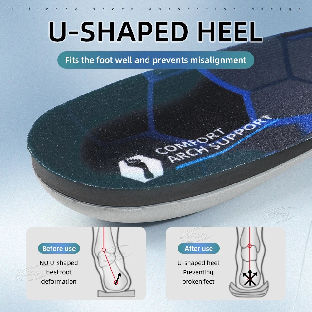 Semelles Orthopédiques avec Soutien de Voûte 2.8cm