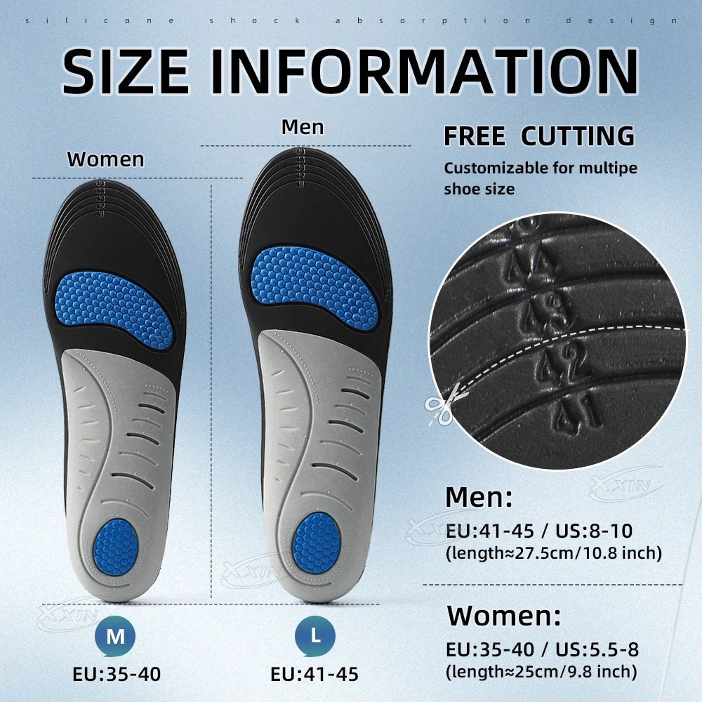 Semelles Orthopédiques avec Soutien de Voûte 2.8cm