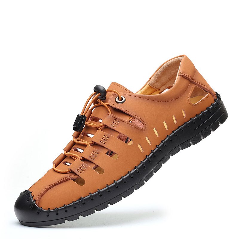 Sandales élégantes en cuir pour homme