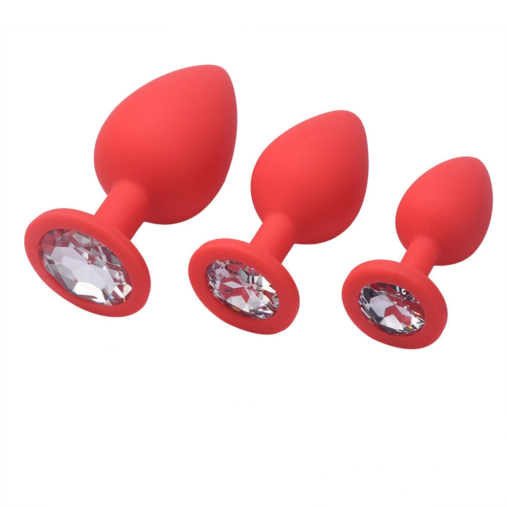 Set de 3 plugs pour débutant & Vibromasseur OFFERT