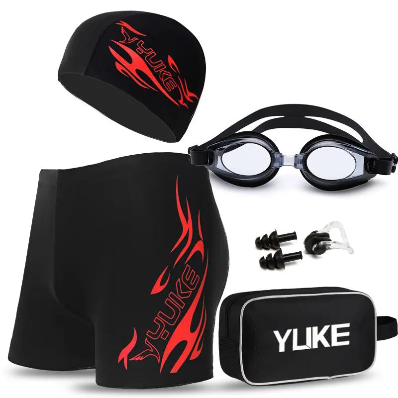 Ensemble de natation pour hommes - Maillot, Bonnet, Lunettes, Pince nez, bouchons d'oreille...