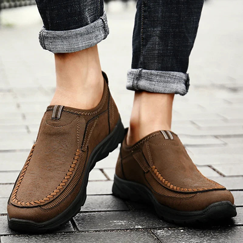 Chaussures Slip-on en Cuir PU - Homme