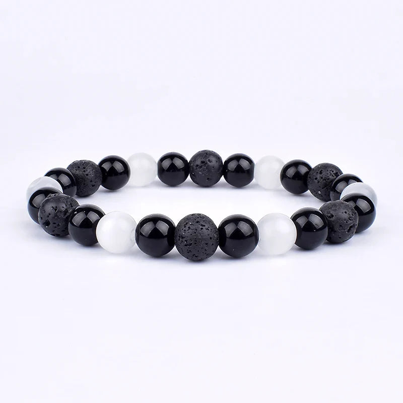 Bracelet Triple Protection - Œil de Tigre, Hématite et Obsidienne Noire