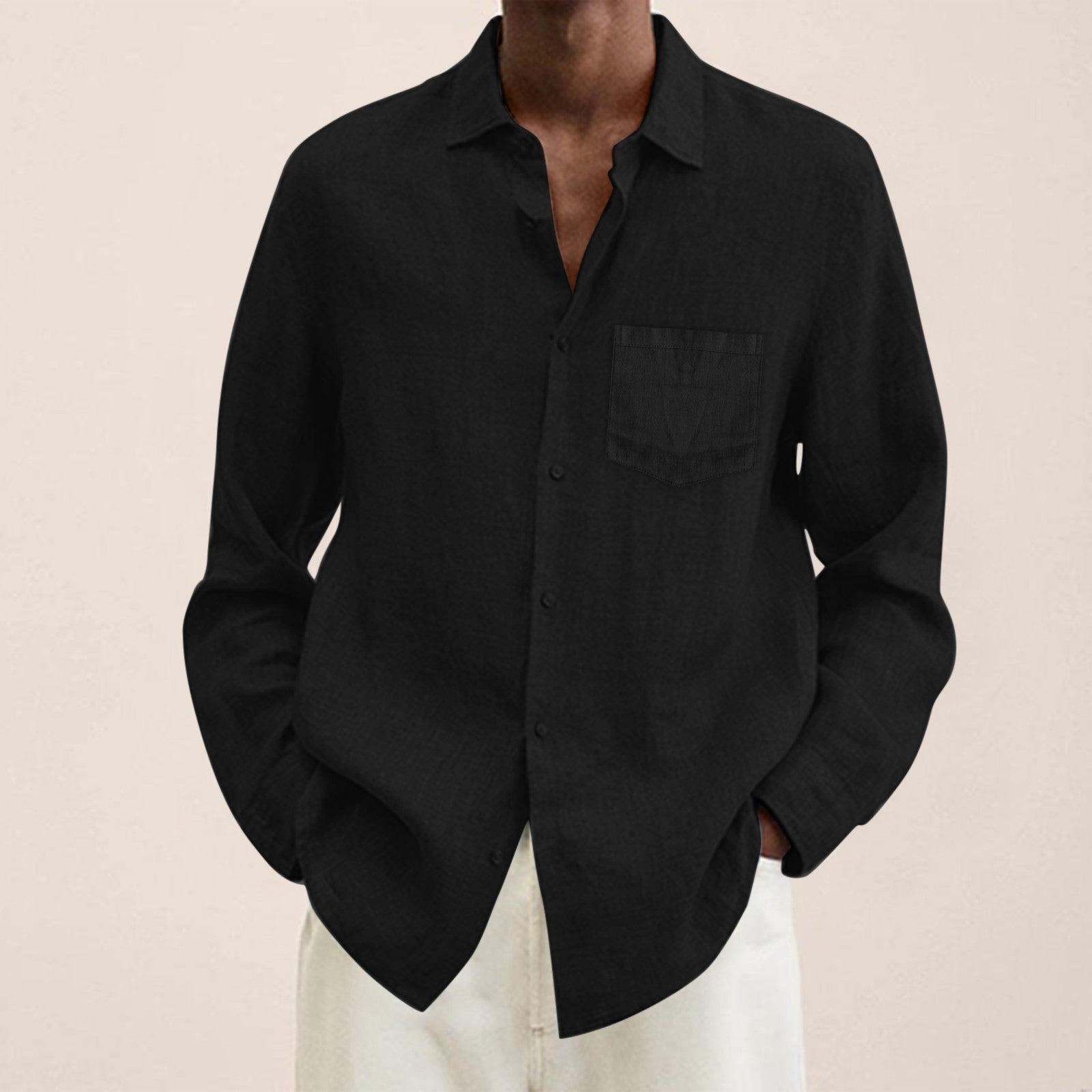 Chemise en lin pour homme