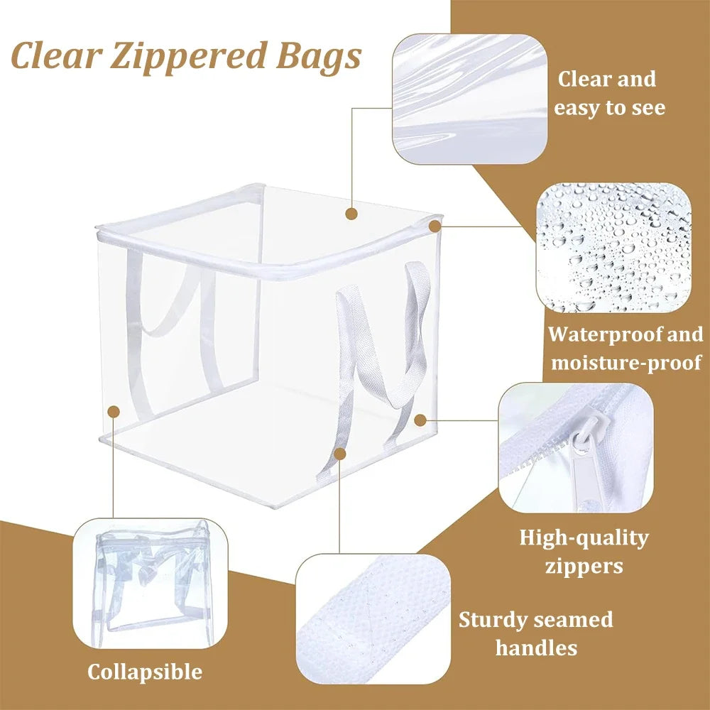 3x Sacs de rangement pour Livres, Jouets, CD, DVD...