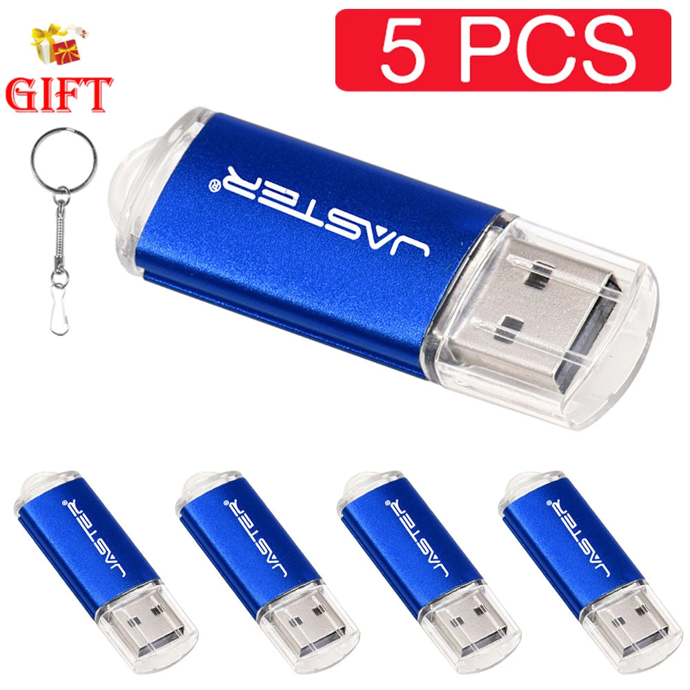 Lot de 5 Clés USB 2.0 Haute Vitesse - 4 à 128GO