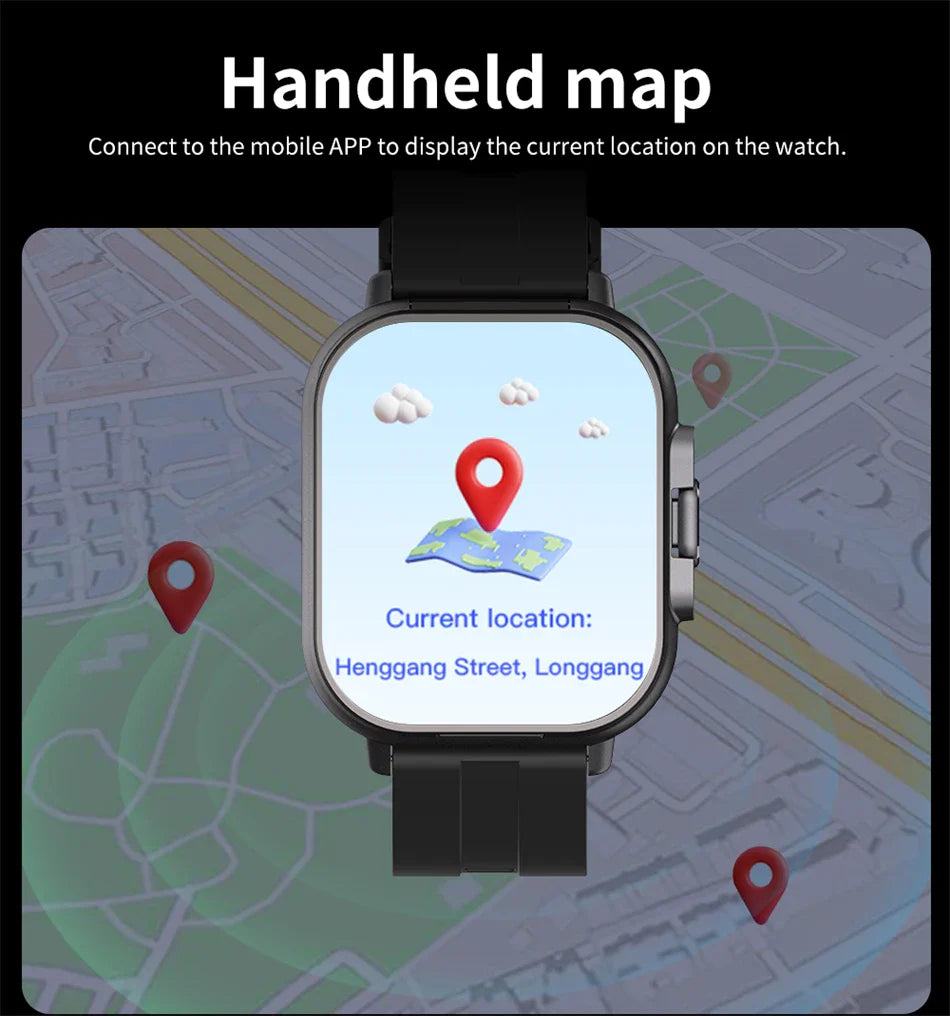 Montre intelligente connectée 2 en 1 avec écouteurs + Bracelet OFFERT